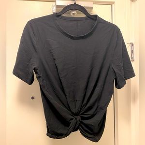 Lululemon Cropped Gathered Shirt